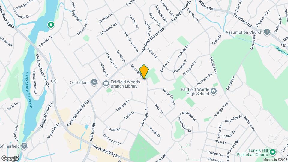 927 Burroughs Rd Map and Location Details