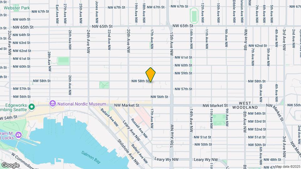 5711 17th Ave NW Map and Location Details