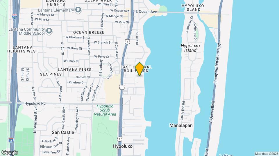1100 S Lake Dr Map and Location Details