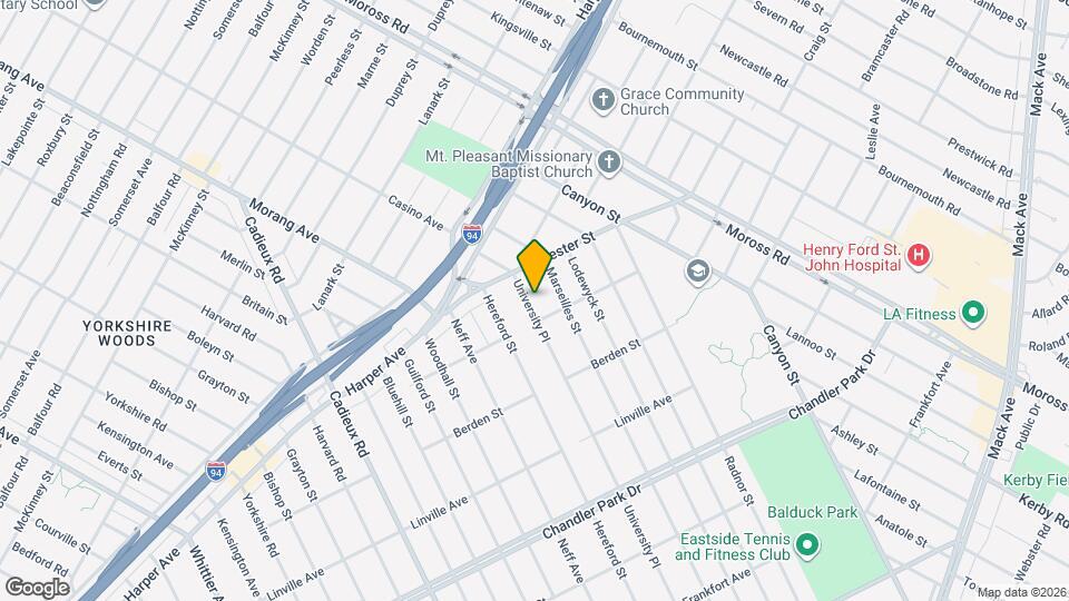 6336 University Pl Map and Location Details