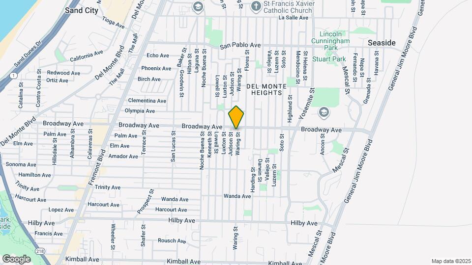 1589 Waring St Map and Location Details