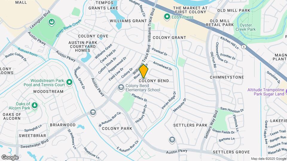 2818 Colonial Dr Map and Location Details