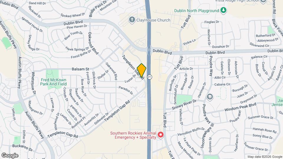 5686 Sunshade Point Map and Location Details