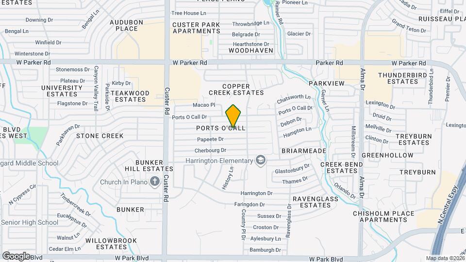 1616 Tampico Dr Map and Location Details