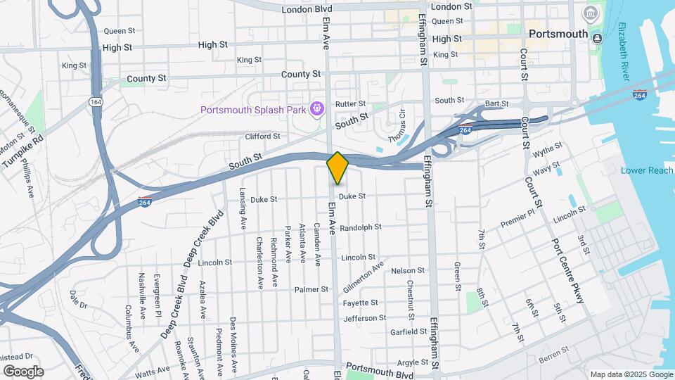 1413 Elm Ave Map and Location Details