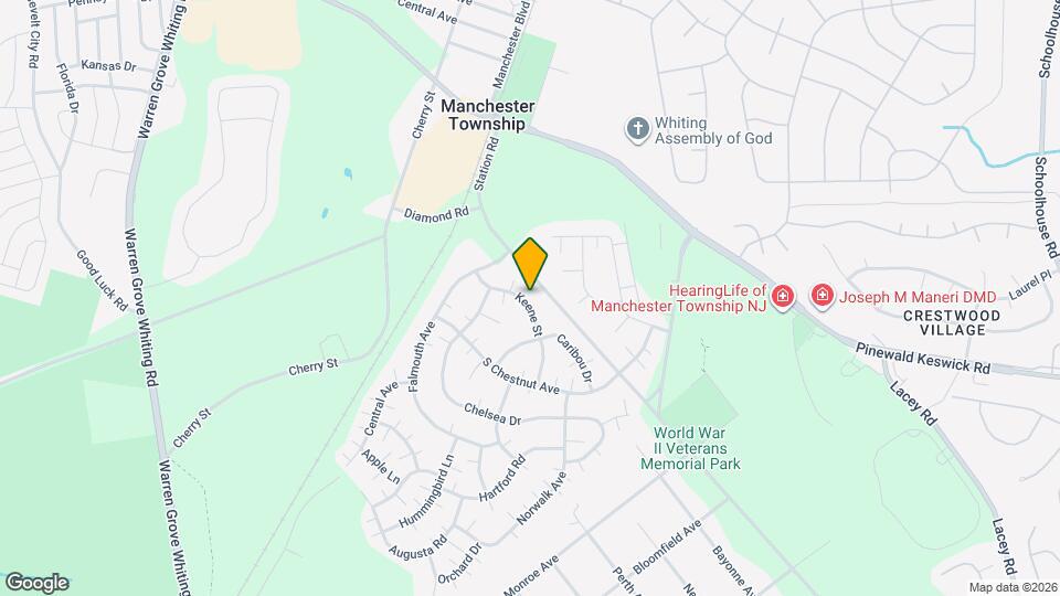 38 Keene St Map and Location Details