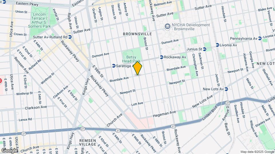 116 Riverdale Ave Map and Location Details