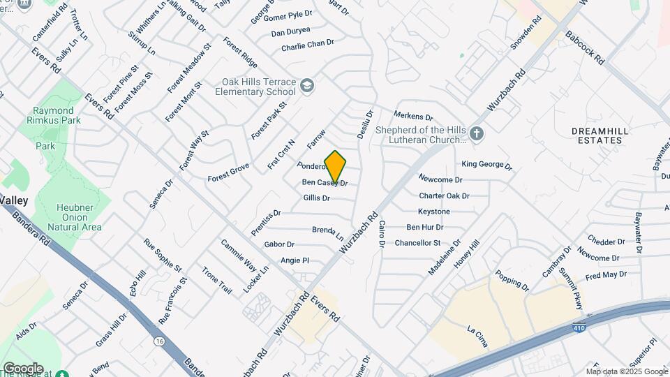5702 Ben Casey Dr Map and Location Details