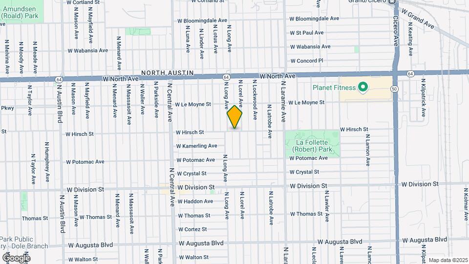 5341 W Hirsch St Mapa y Detalles de la Ubicación