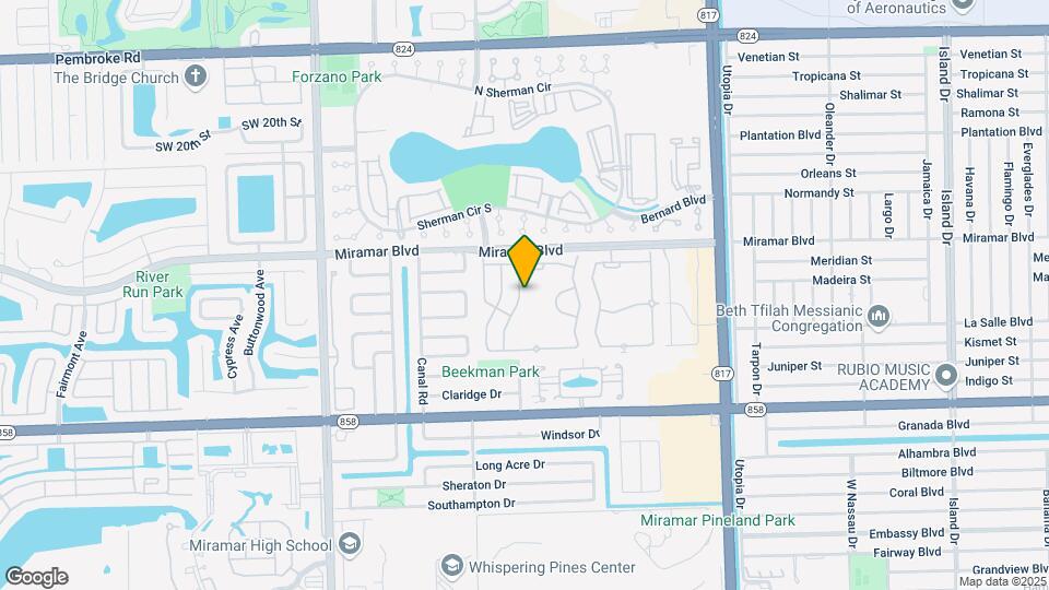 2635 SW 84th Terrace Map and Location Details