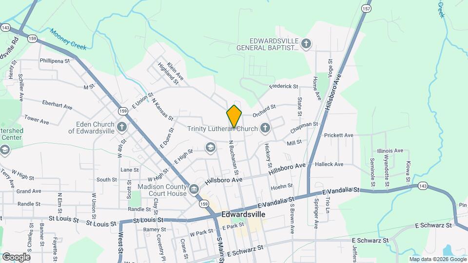 418 N Buchanan St Map and Location Details