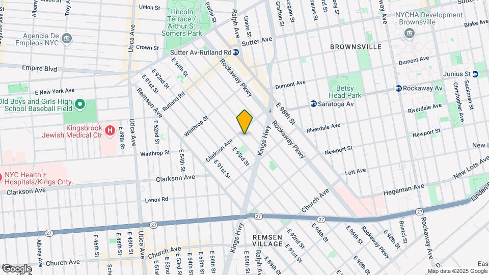 279 E 94th St Map and Location Details