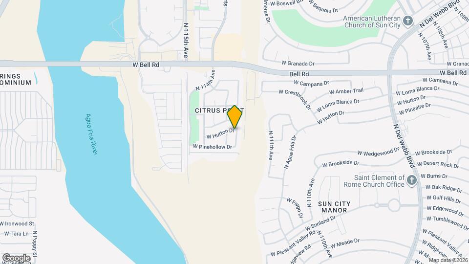 16508 N 113th Ave Map and Location Details