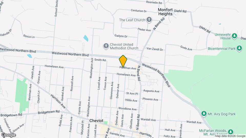 3623 Puhlman Ave Map and Location Details