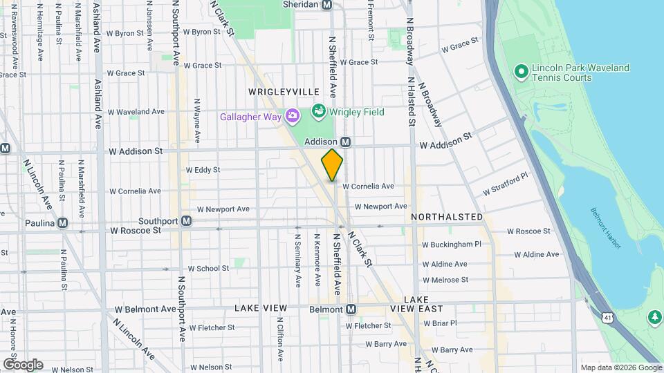 3462 N Sheffield Ave Map and Location Details
