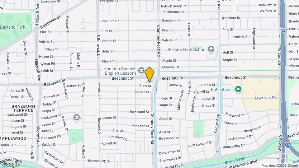 5310 Carew St Map and Location Details