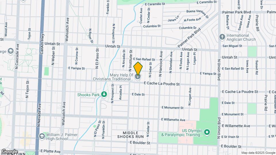 916 Custer Ave Map and Location Details