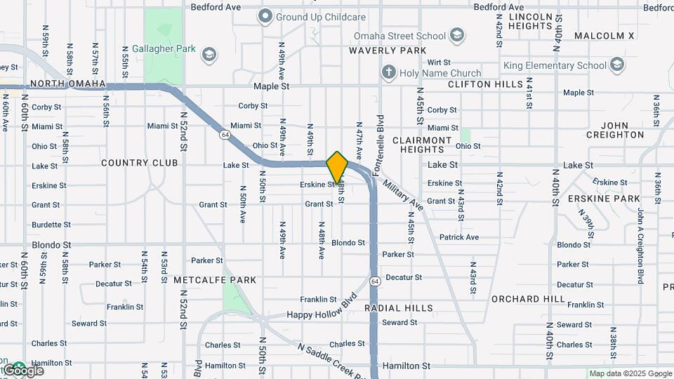 2316 N 48th St Map and Location Details