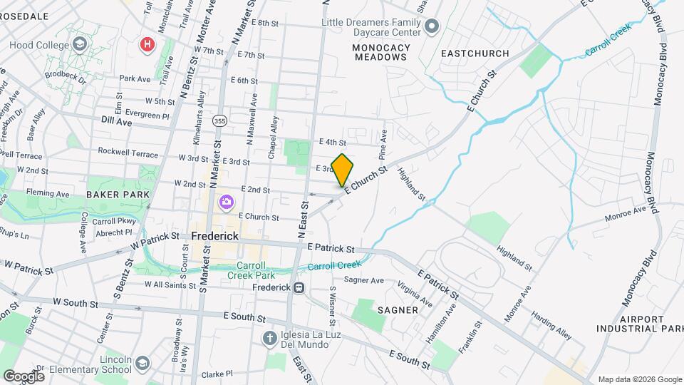 491 E Church St Map and Location Details