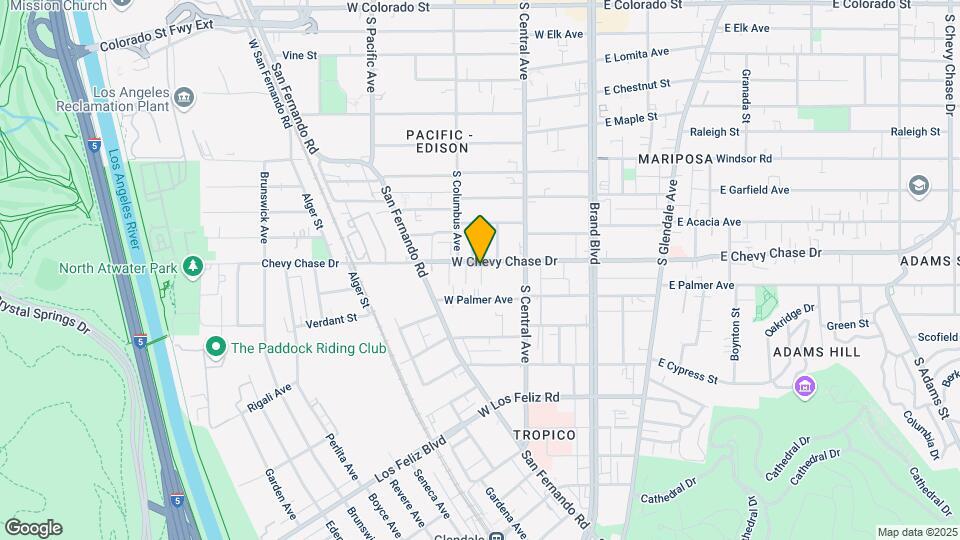 344 W Chevy Chase Dr Map and Location Details