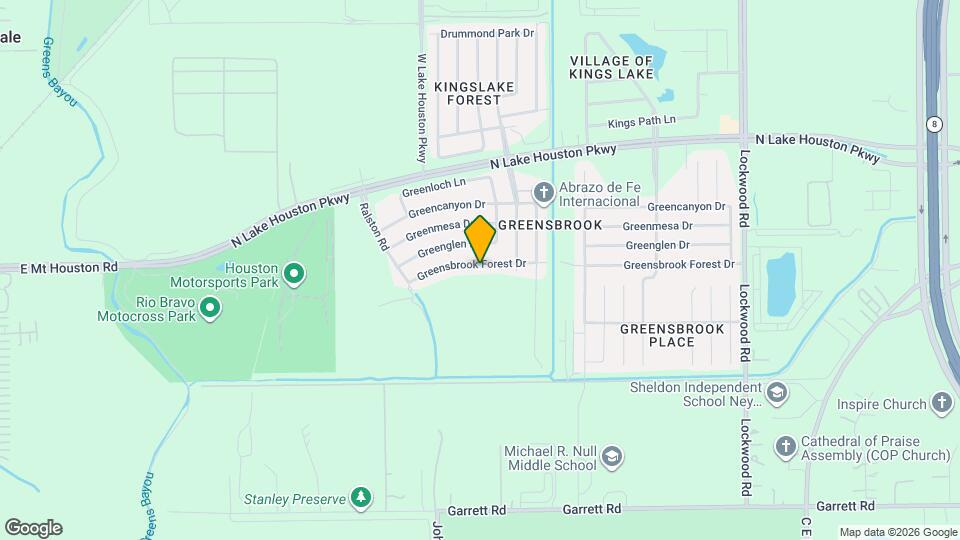 11926 Greensbrook Forest Dr Map and Location Details