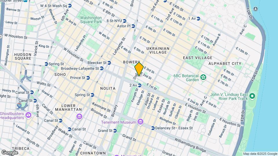 34 E First St Mapa y Detalles de la Ubicación
