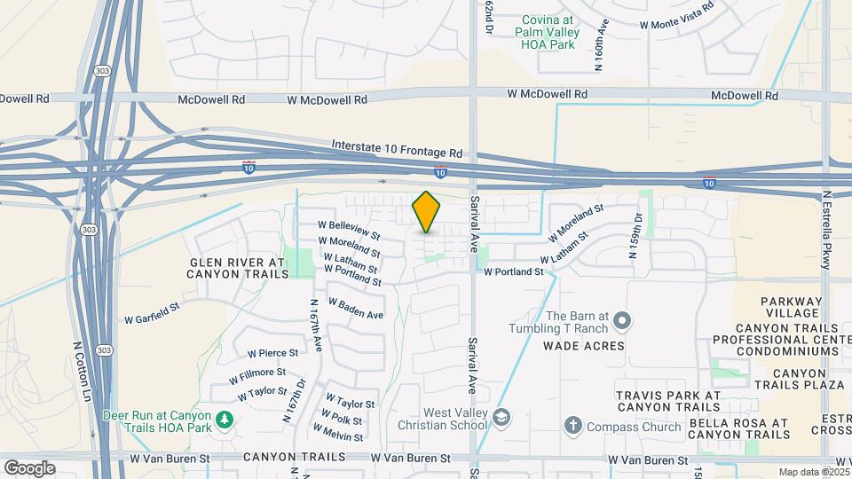1187 N 164th Ave Map and Location Details