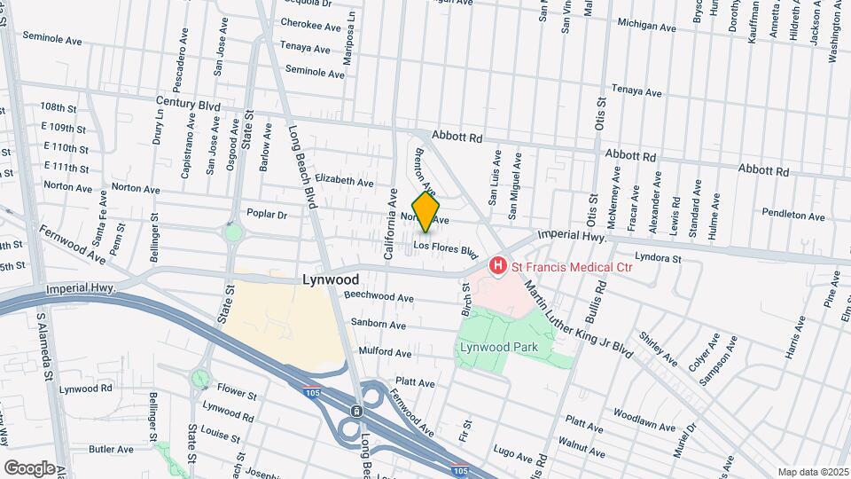 3541 Los Flores Blvd Map and Location Details