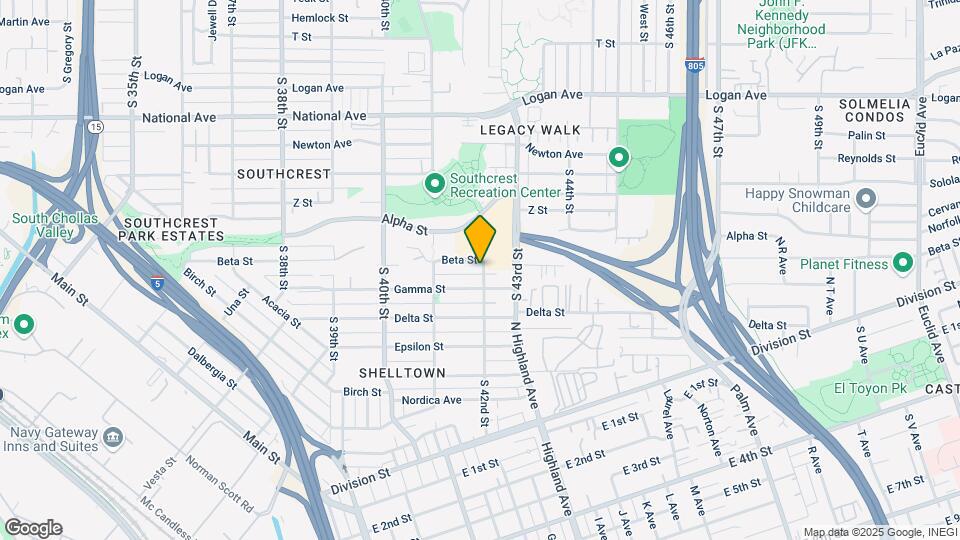 1518 S 42nd St Map and Location Details