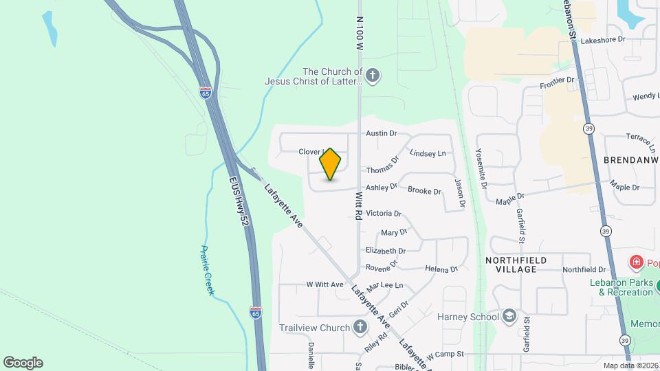 1710 Ashley Dr Mapa y Detalles de la Ubicación