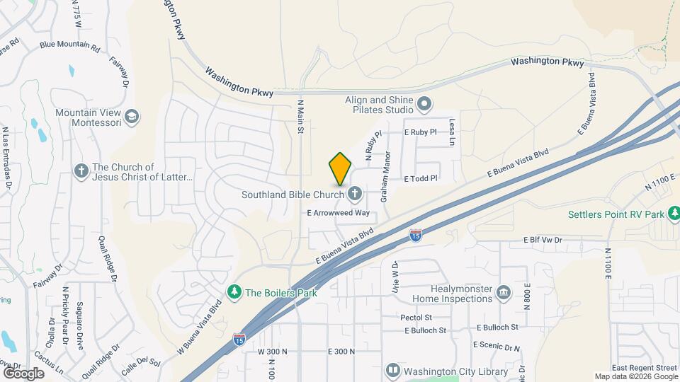 887 Caddington Rd Map and Location Details