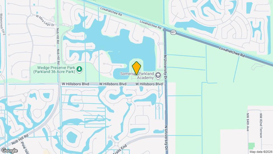 9623 Town Parc Cir S Map and Location Details