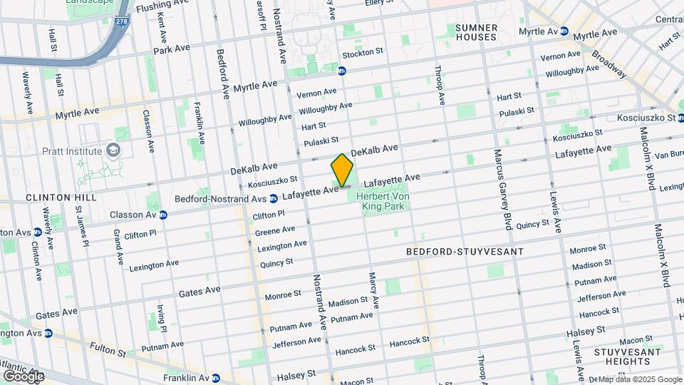 644 Lafayette Ave Map and Location Details
