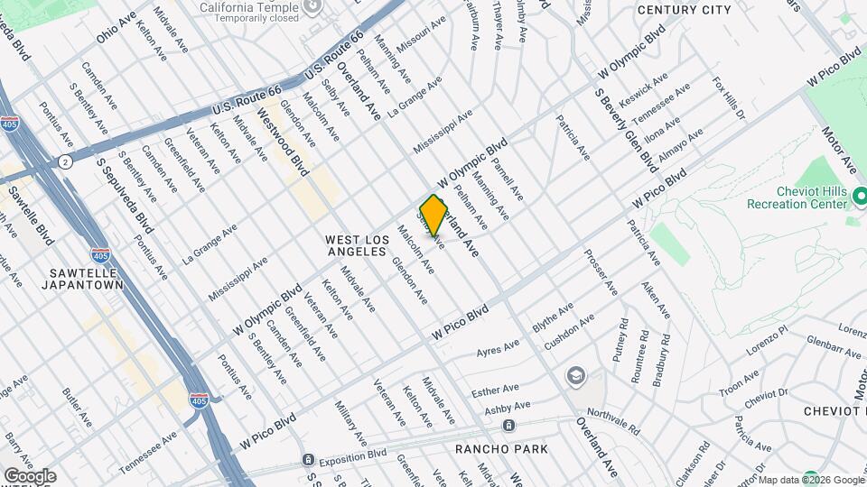 2253 Selby Ave Mapa y Detalles de la Ubicación