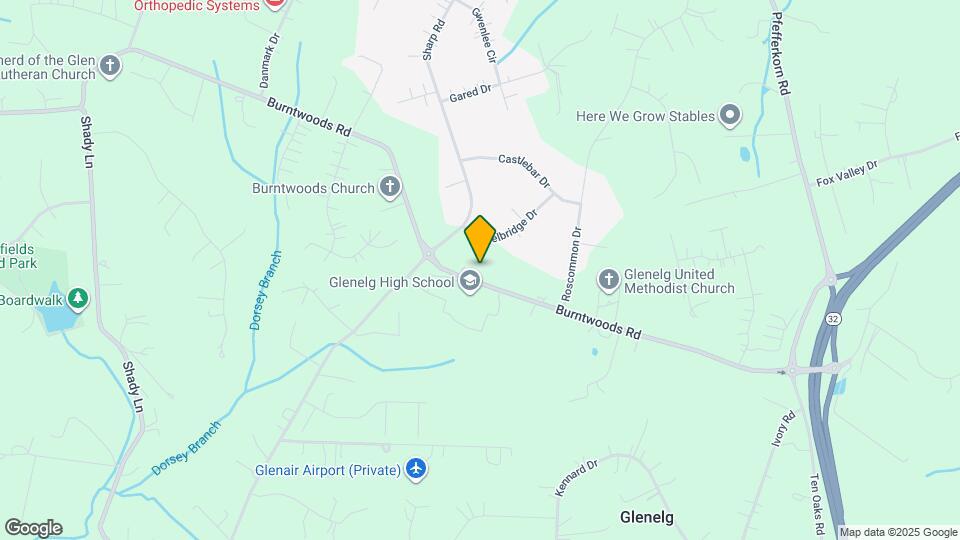 14026 Burntwoods Rd Map and Location Details