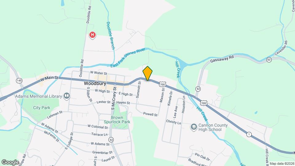 311 McMinnville Hwy Map and Location Details