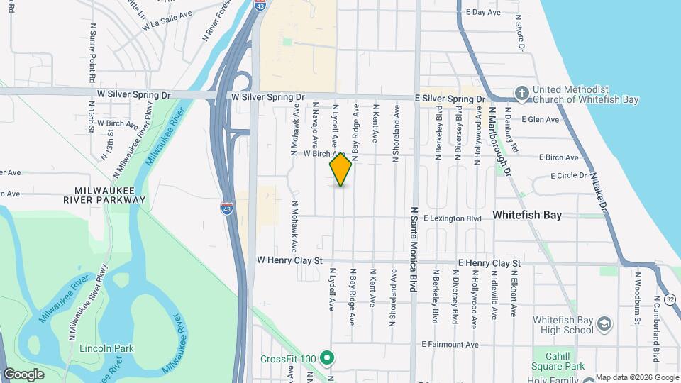 5354 N Lydell Ave Map and Location Details