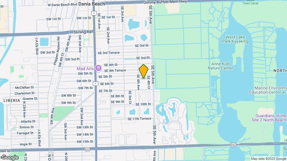 419 SE 6th St Map and Location Details