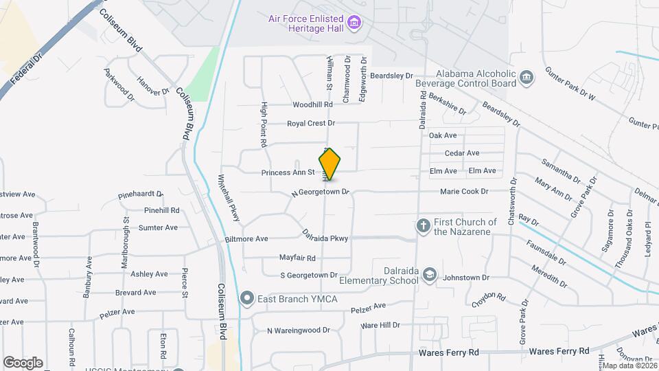 804 Hillman St Map and Location Details