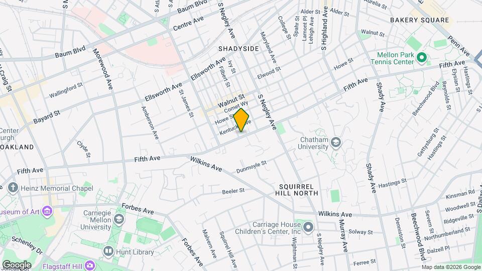 5503 Fifth Ave Map and Location Details