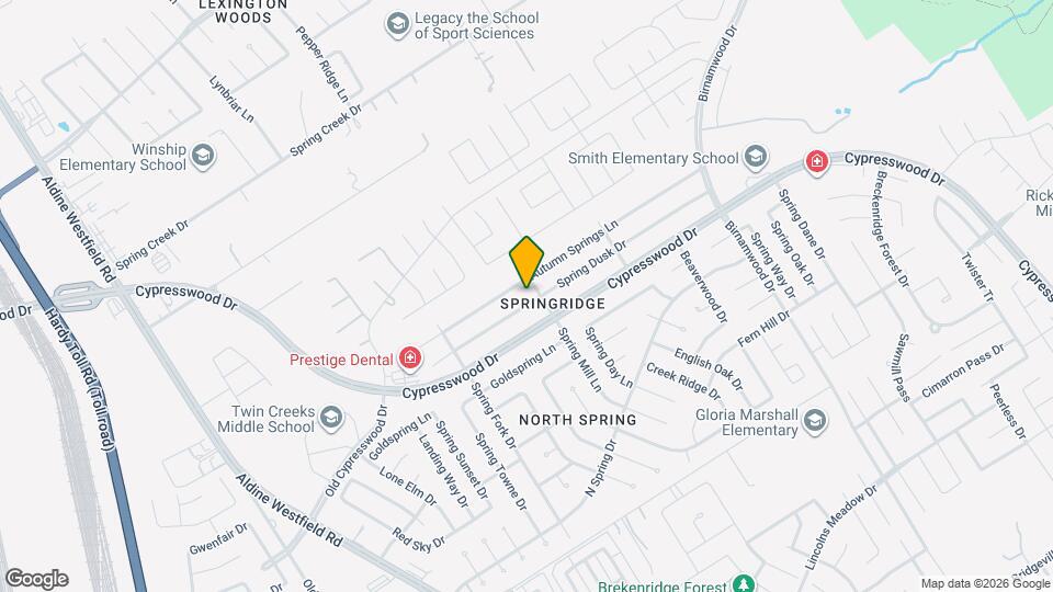 2443 Spring Dusk Dr Map and Location Details