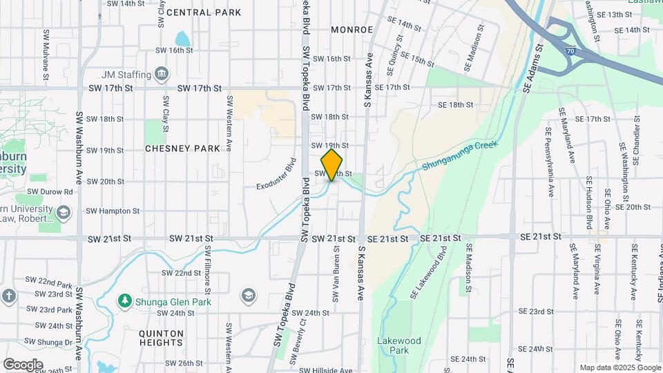 2017 SW Van Buren St Map and Location Details