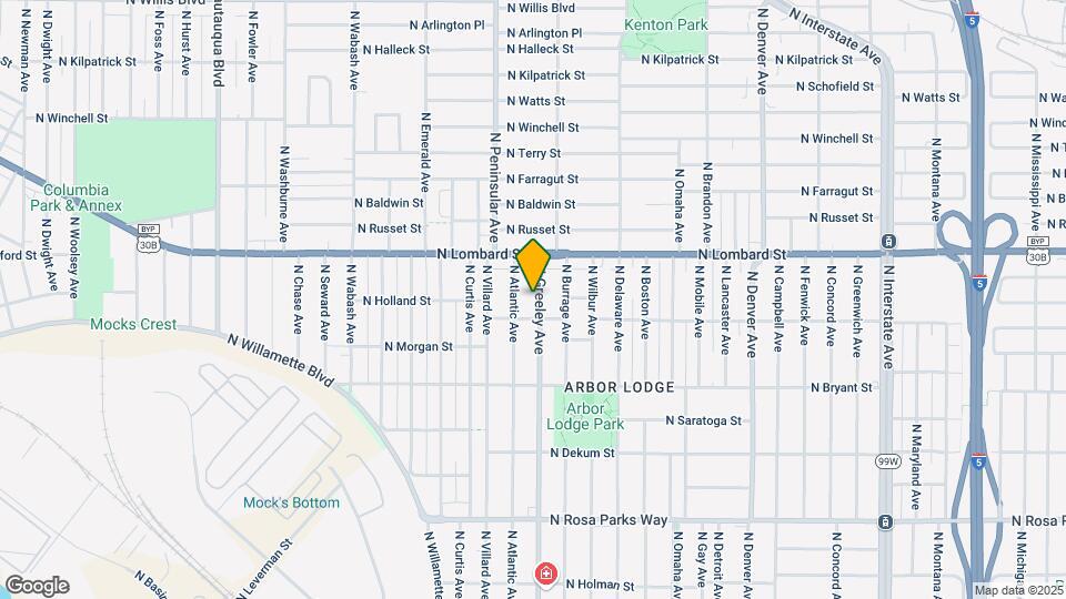 7237 N Greeley Ave Map and Location Details