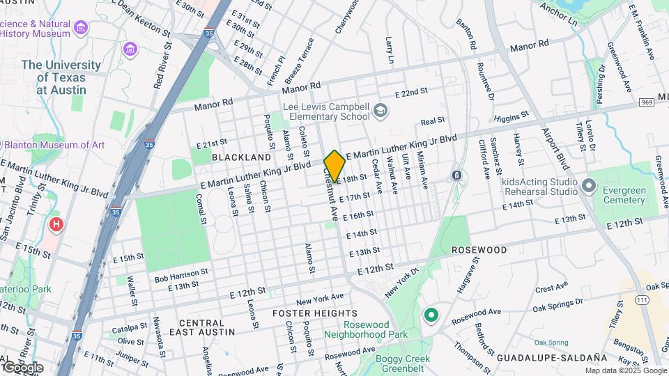 1707 Chestnut Ave, Unit A Map and Location Details
