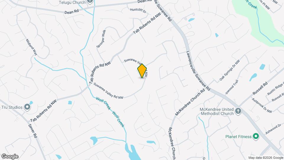 1820 Suwanee Ridge Ct NW Map and Location Details