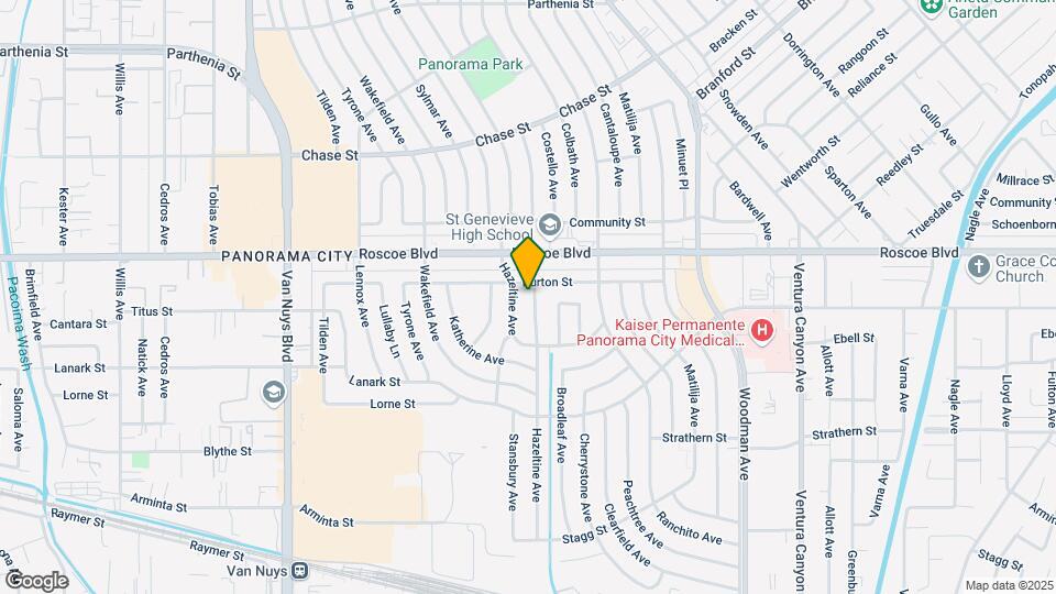 8213 Murietta Ave Map and Location Details