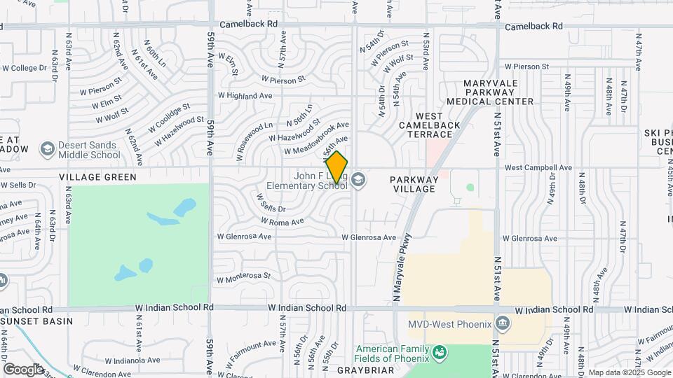 5517 W Roma Ave Map and Location Details