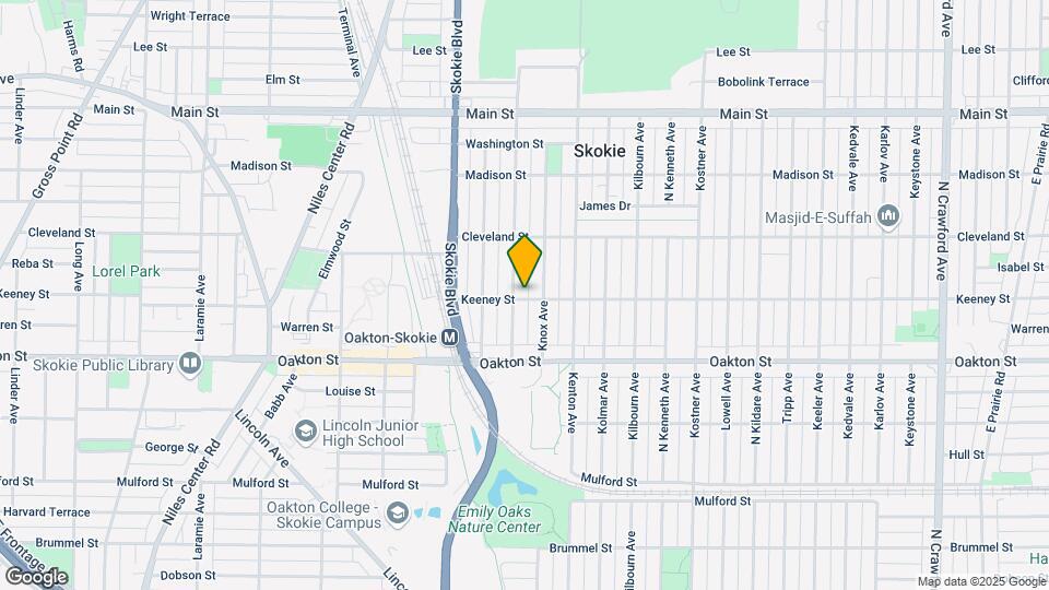 4654 W Keeney St Map and Location Details