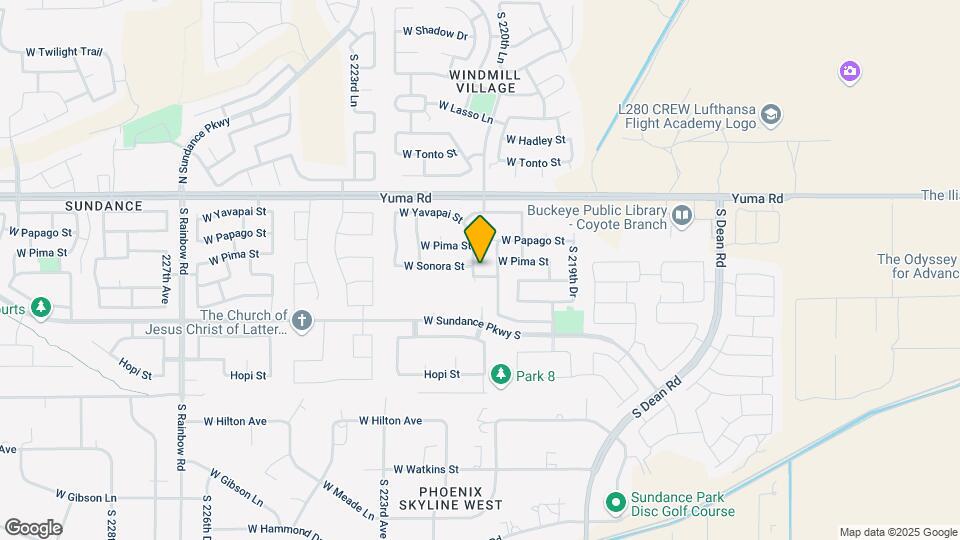 1497 S 221st Dr Map and Location Details