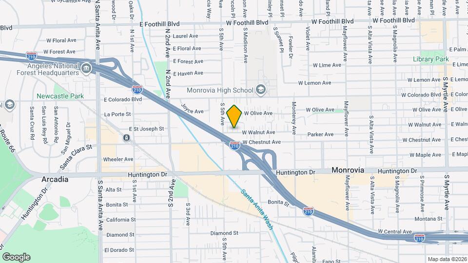 913 W Walnut Ave Mapa y Detalles de la Ubicación